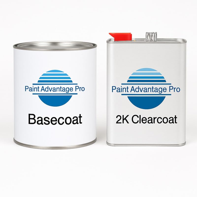 Paint Advantage Pro Paint For Dodge code paint color name 2K Quart Combo Kit (Includes Basecoat and...