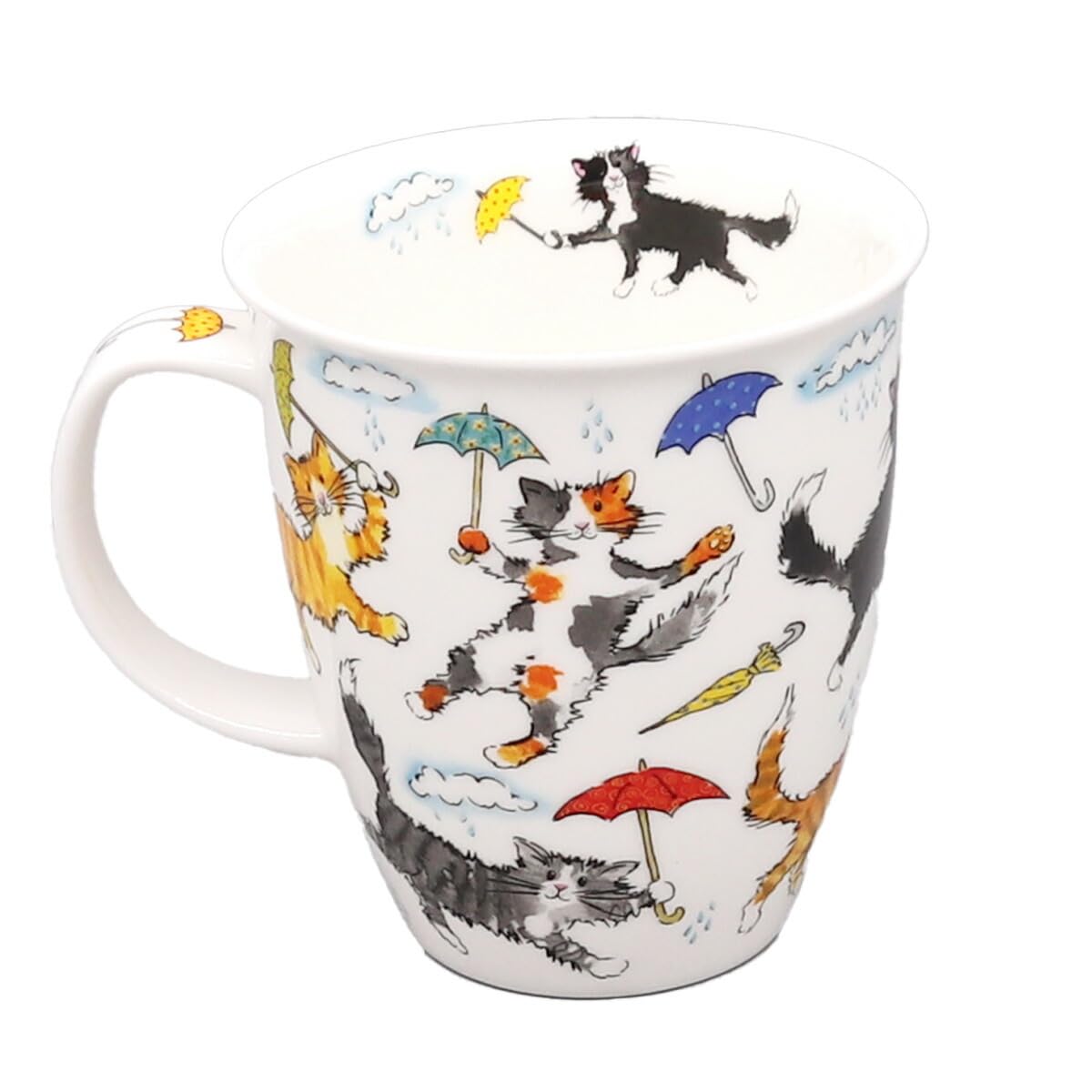 Mug porcelaine anglaise Dunoon Nevis 0,48 l grande tasse chat