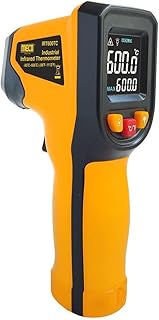 MECO IRT-600TC Digital Industrial Infrared Gun -50~600℃ Laser Pyrometer Gun Non-Contact Laser Meter Industrial Tools with ...