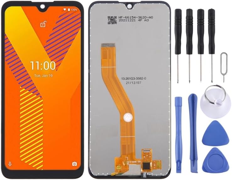HCG電話交換部品 Wiko Y62のLCDスクリーンとデジタイザーフルアセンブリ 電話アクセサリー