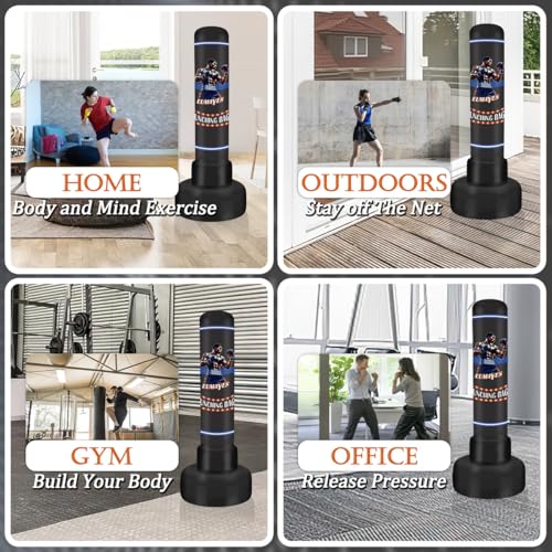 Sac de kickboxing gonflable avec pompe electrique pour setup rapide - 7
