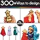 Rainbow High Dream & Design Fashion Studio Spielset - Modedesigner-Spielset mit Blauer Skyler Bradshaw Puppe - Ideal für Kinder von 4-12 Jahren und Sammler