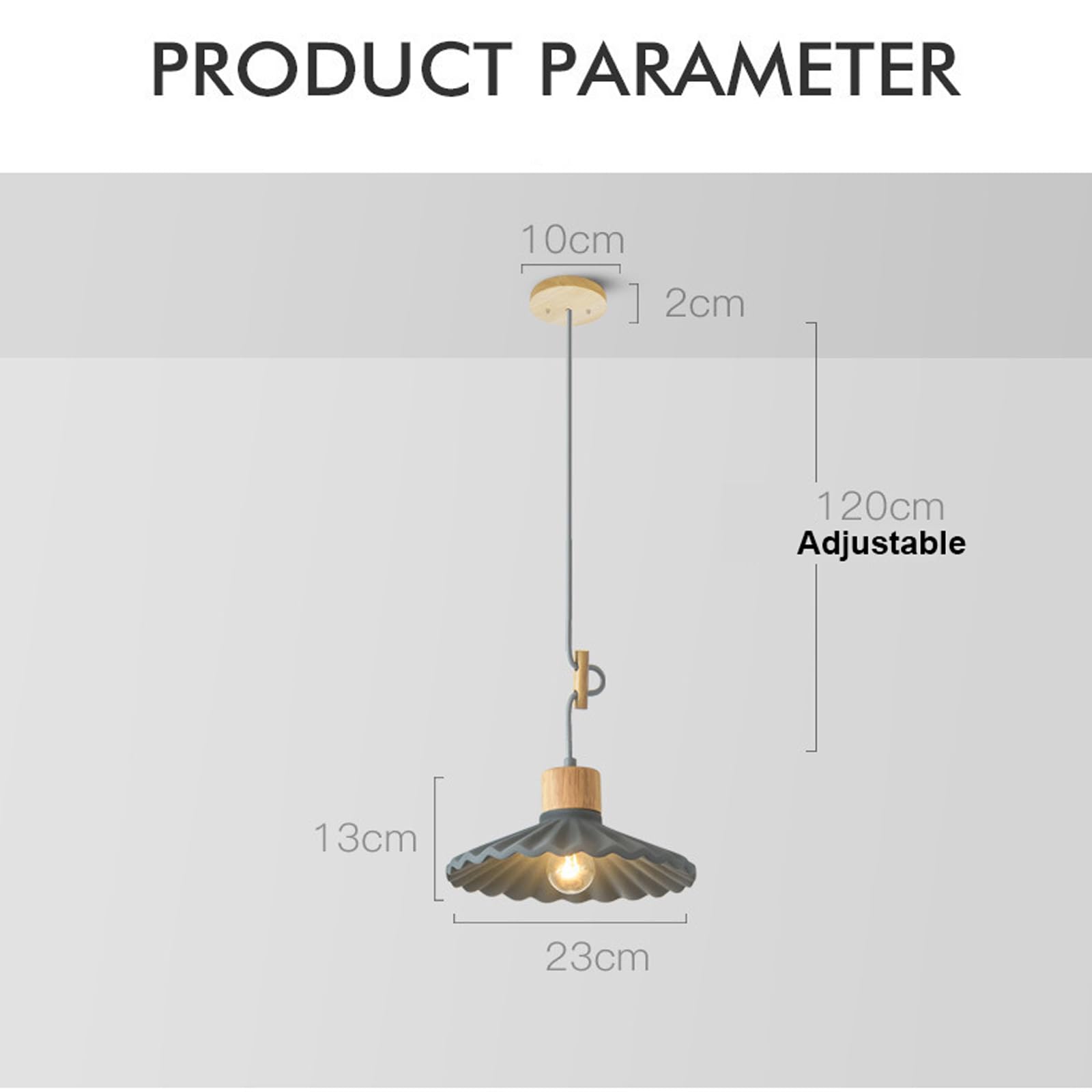 Cement hanglamp E27 industriële geplooide betonnen hanglamp Scandinavische 1-lichts kroonluchter Verstelbare hangende hanglamp voor keukeneiland