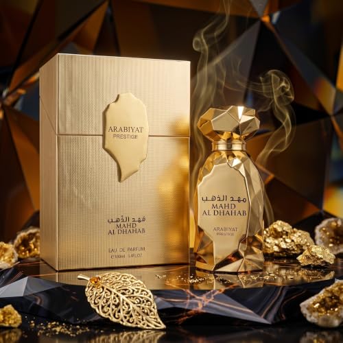 Image of Arabiyat Prestige Mahd Al Dhahab EDP Perfume 100ml - for Men & Women | Unisex Citrus Woody Fragrance with Bergamot, Oud & Vanilla