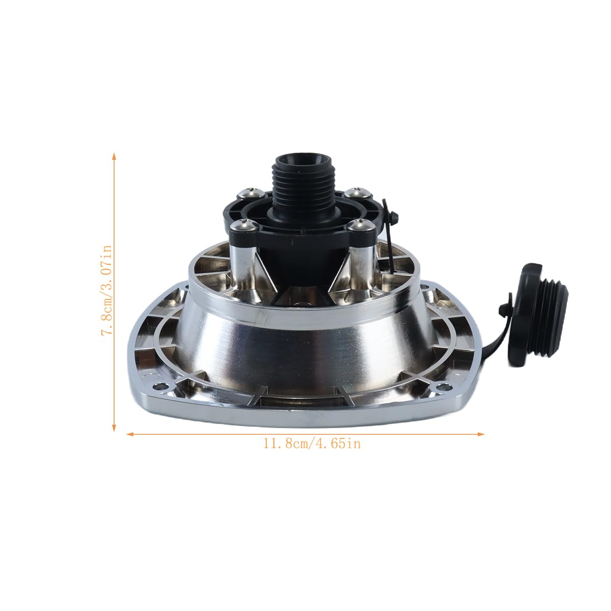 Alide Sostituzione Dell'ingresso Dell'acqua Per Roulotte, Adattatore Per Scomparto Dell'acqua Di Non Ritorno Per Yacht Con Coperchio Rotante E Connettore Rapido