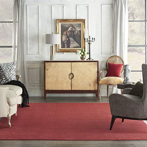 image for Nourison Home Nourison Essentials Brick Red 9' x 12' Area Rug - Easy C
