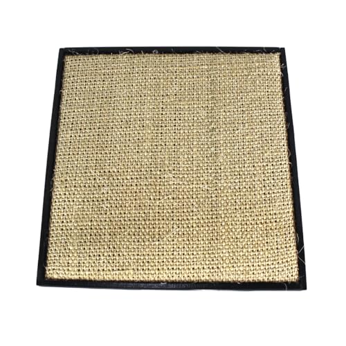 Arranhador para Gatos Pequeno com Rampa de Madeira e Sisal, 28x28x12cm