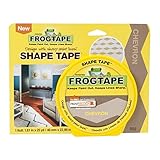 FROGTAPE 282549 Shape Tape Painting Tape, Yellow, Chevron Design, 1.81-Inch x 25-Yard Roll