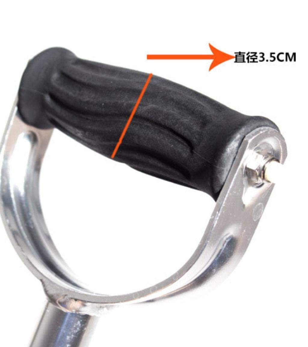 Bastón Plegable Muletas De Aluminio Muletas Todo Terreno Bastón Freedom Edition Cuatro Patas para Personas con Discapacidad,Muletas