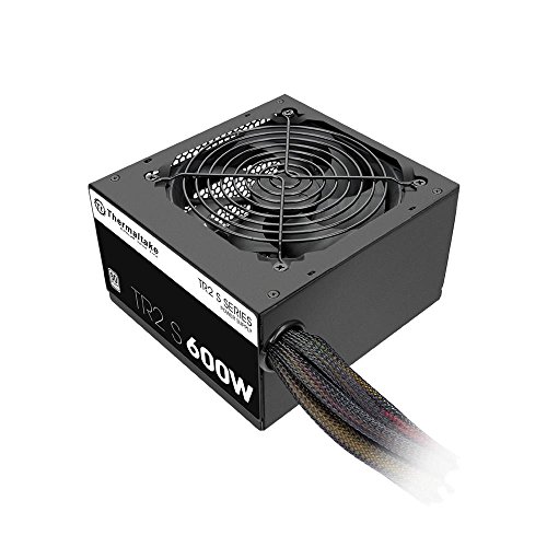Thermaltake TR2 S 600W | PC-ATX-Netzteil | 80-Plus | leiser 120 Lüfter | EU zertifiziert | schwarz