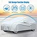 Full Car Cover Custom Fit for Suzuki Jimny 2018-2023 2024 2025 Car Tarpaulin SUV Waterproof Car Cover丨All Weather Sun UV Dust Snow Protection with Storage Bag & Mirror Pocket