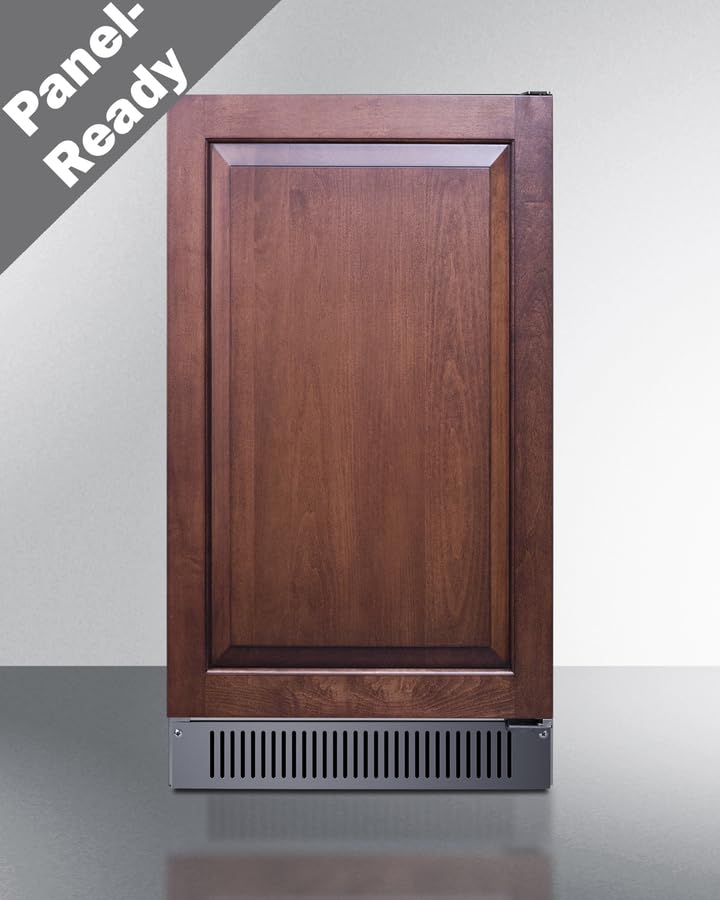 Summit 18" Clear Ice Maker, 60 lb. Production Capacity, ADA Compliant, Panel Ready*- BIM182ADAIFLHD (*Panels Not Included) Left Handed Door Swing