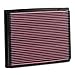 K&N Engine Air Filter: Increase Power & Acceleration, Washable, Replacement Car Air Filter: Compatible 1993-2012 MERCEDES (McLaren, ML350, ML400, ML430, ML500, CLK320, other select models), 33-2703