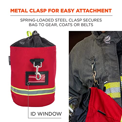 Ergodyne - 13080 Arsenal 5080 Fireman's SCBA Respirator Firefighter Mask Bag for Air Pack Red