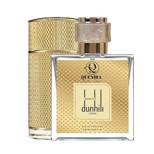 Image of QUENIRA Luxury Perfume for Men & Unisex | Inspired by the Iconic Dunhill London Fragrance | Strong Spicy Long-Lasting Eau De Parfum | Premium 50ml Bottle