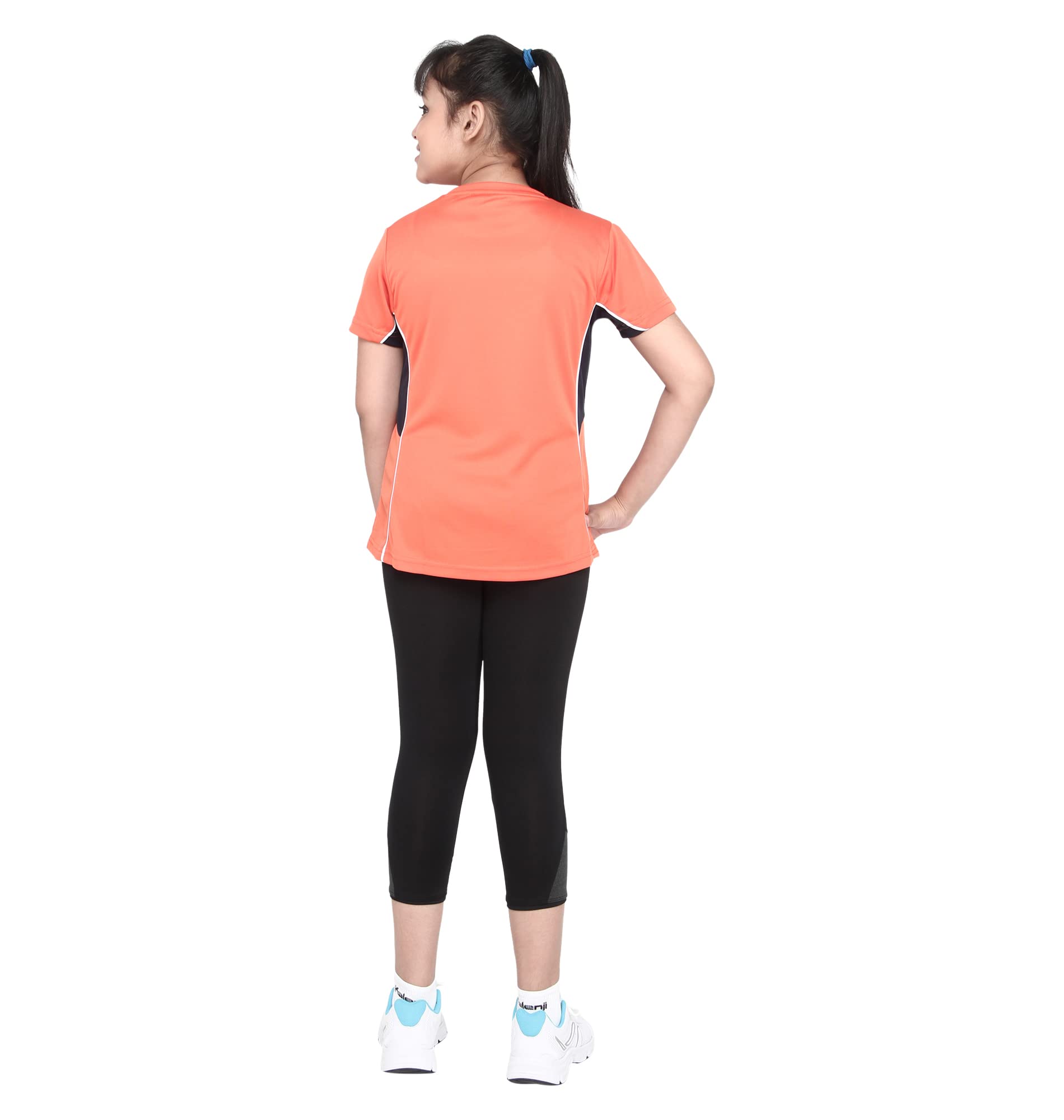 Qiddo Sports Girls' T-Shirt 6-7 Years (Pink) 4