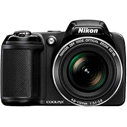 Nikon L340 - Cámara compacta de 20.2 Mp (pantalla ...: Sensor de 20.2 Mp Pantalla de 3 pulgadas Zoom óptico 28x (22 -630 mm) Estabilizador de imagen Baterías compatibles (no incluidas): 4 x AA LR6/L40, 4 x AA litio FR6/L91, 4 x Ni-MH EN-MH2 recargables
