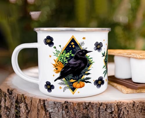 Loftipop Taza Camping Sombría Otoño 16oz miniatura 4