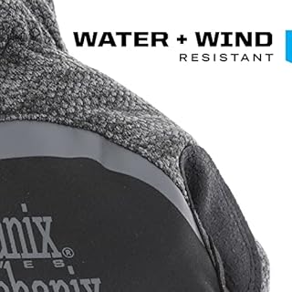 Mechanix Wear: ColdWork FastFit Winter Work Gloves with Elastic Cuff, Wind and Water Resistant, Fleece Insulated, Touch Capable Winter Gloves, For Mild Cold Weather (Black/Gray, Large)
