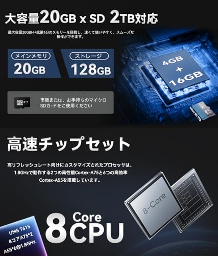 SVITOO android16 タブレット 10インチ Wi-Fiモデル 128GB TAB_P10 の商品画像 2