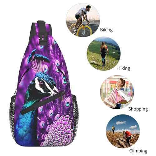Bolso Cruzado Deportivo para Hombre Negro miniatura 6