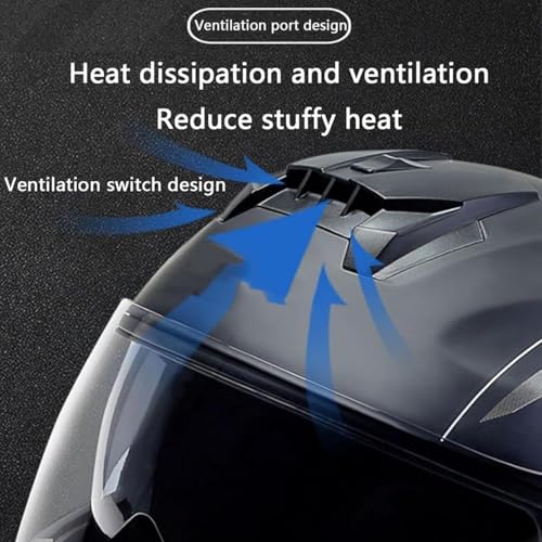 Casque de moto bluetooth modulaire à bascule avec microphone et visière