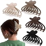 Canitor 4.9" Extra Large Hair Clips Claw Clips for Thick Hair 4Pcs Big Claw Clips Hair Clips for Wom