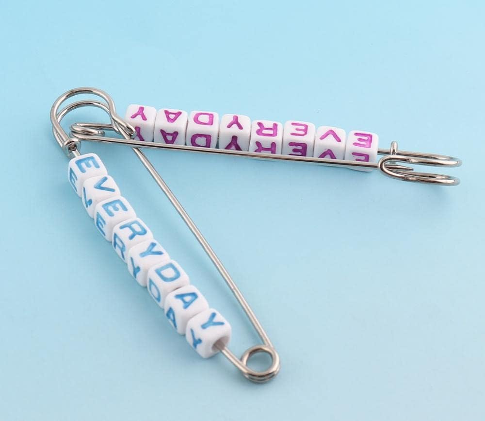 Large Safety pins， 6Pcs 86mm Large Size Pins with pins Silver Blanket Pins Craft Findings Metal Pins Brooch DIY Sewing Tools