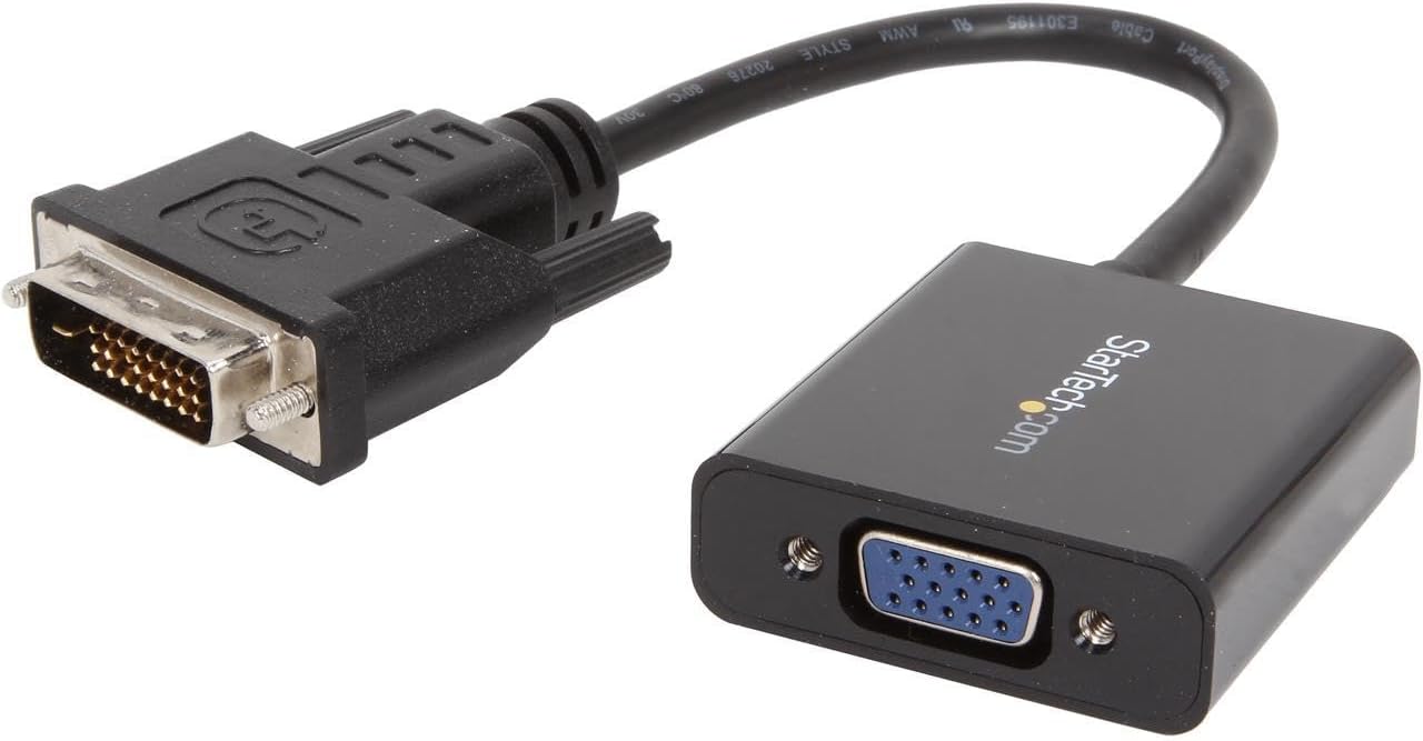 DVI-D to VGA Active Adapter Converter Cable - 1080p