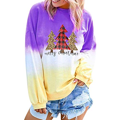 Sudadera Navidad Tie Dye Mujer Jersey...