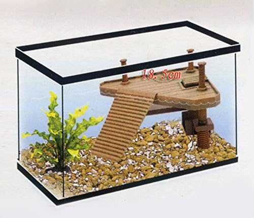 Floating Turtle Pier Rectangular Terrapin Dock Frogs Reptile Ramp Platform 18.5cm