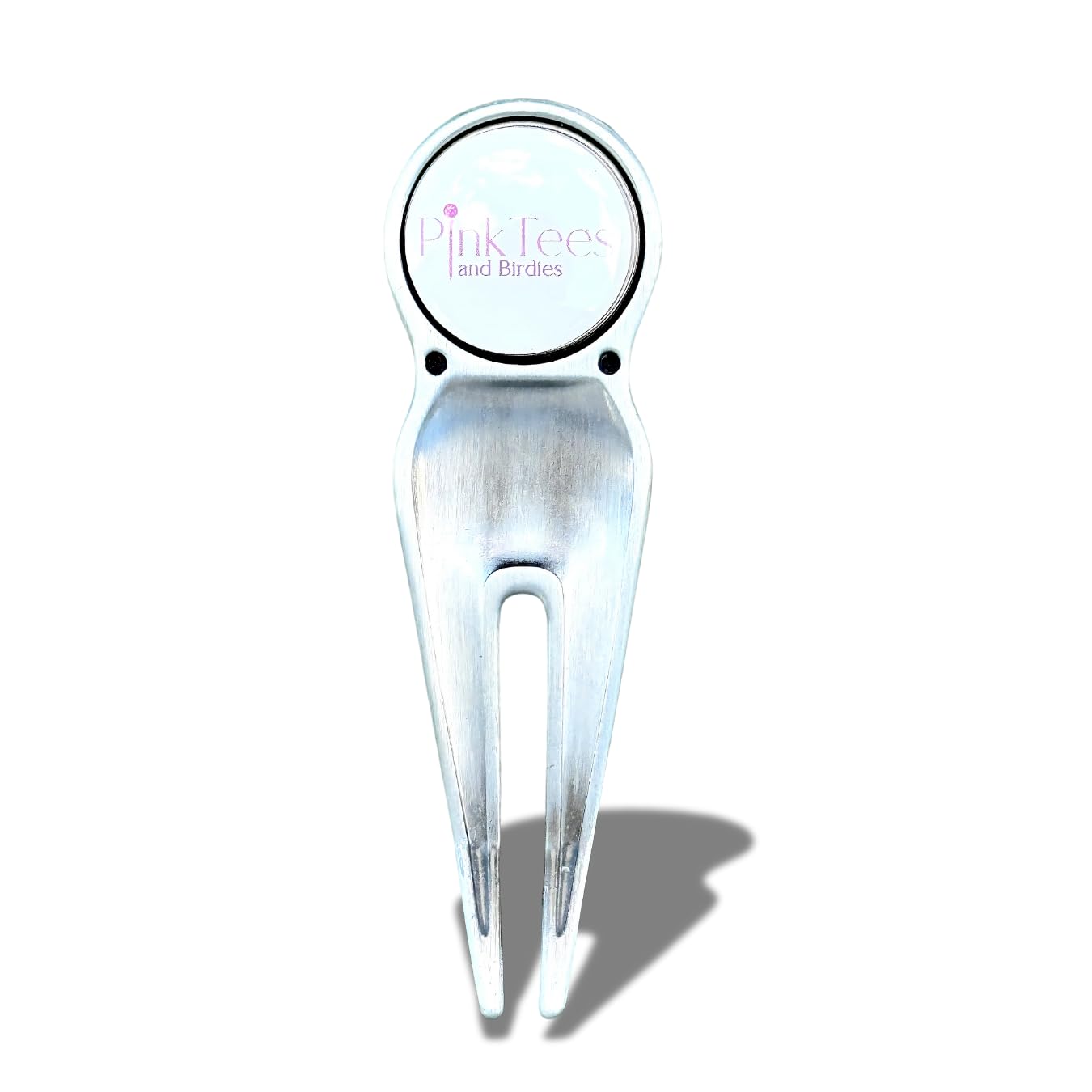 Divot Repair Tool with Clip and Magnetic Ball Marker, Double-Prong Golf Divot Tool, Golf Accessories and Gift for Women Golfers, Ladies Golf Accessories