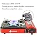 Camplux Portable Outdoor Camping Butane Gas Stove 8000BTU with Carrying Case