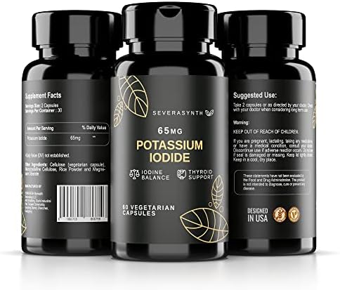 Potassium Iodide Tablets - Prepper Gear and Supplies for Nuclear Emergencies - Iodine Tablets - Iodoral - Stay Prepared & Protected