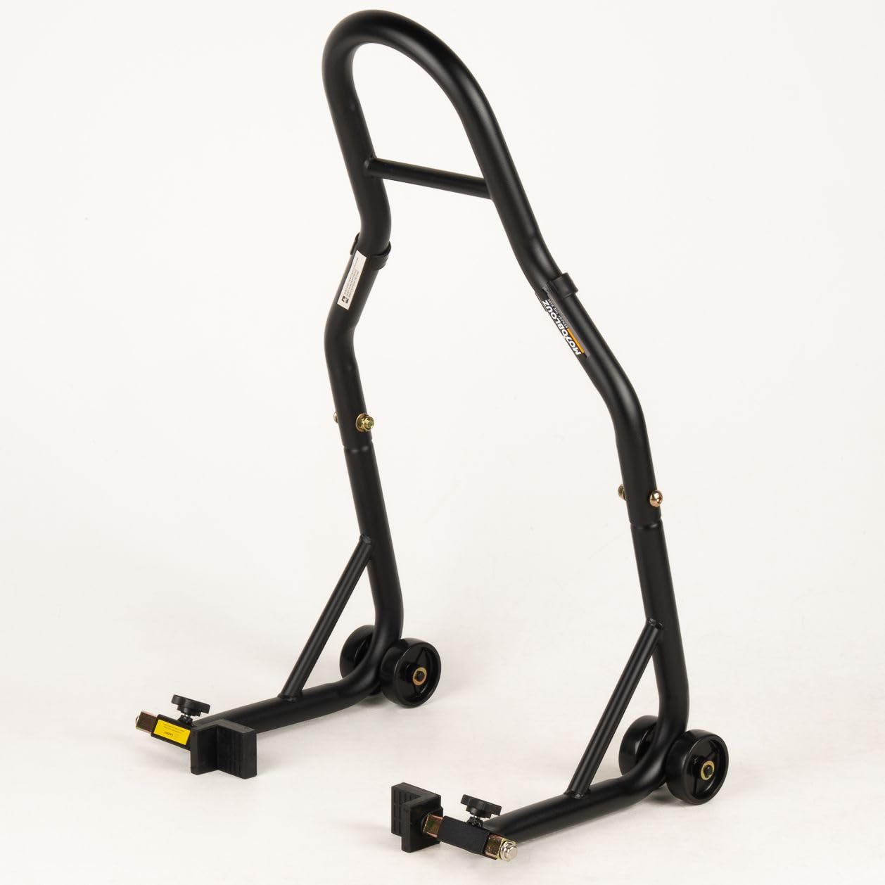 Béquille d'atelier Moto Arrière avec Support en Caoutchouc Black