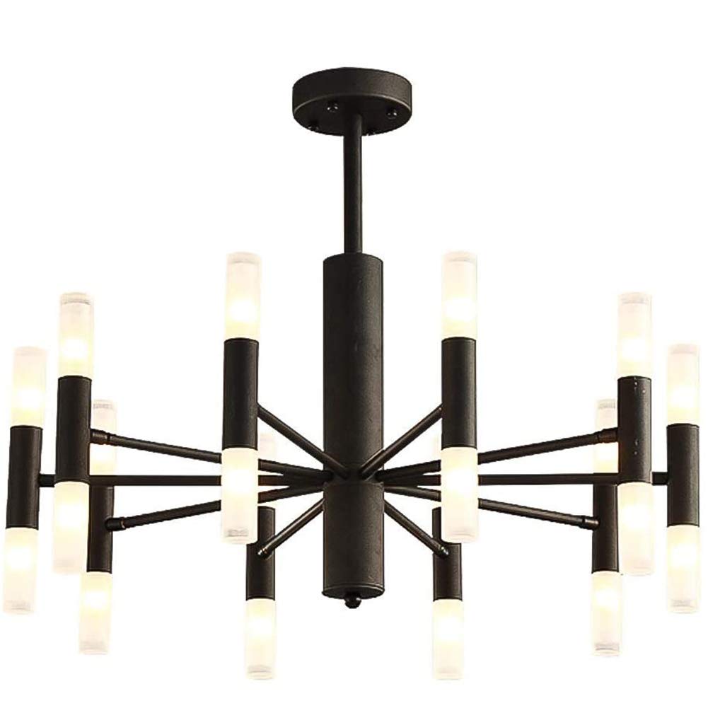 FZQSXAZU Modern Sputnik Chandelier 10 Lights Acrylic Lampshade Pendant Light Fixture Simple Gold Ceiling Kitchen Dining Room Living