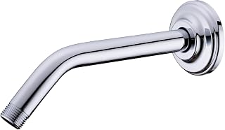 9 Inch Chrome Shower Arm and Flange Stainless Steel Angled Pipe