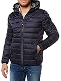 Durchgesteppt Napapijri Herren Aerons Hood Jacke, Blau (Blu Marine 176), X-Large