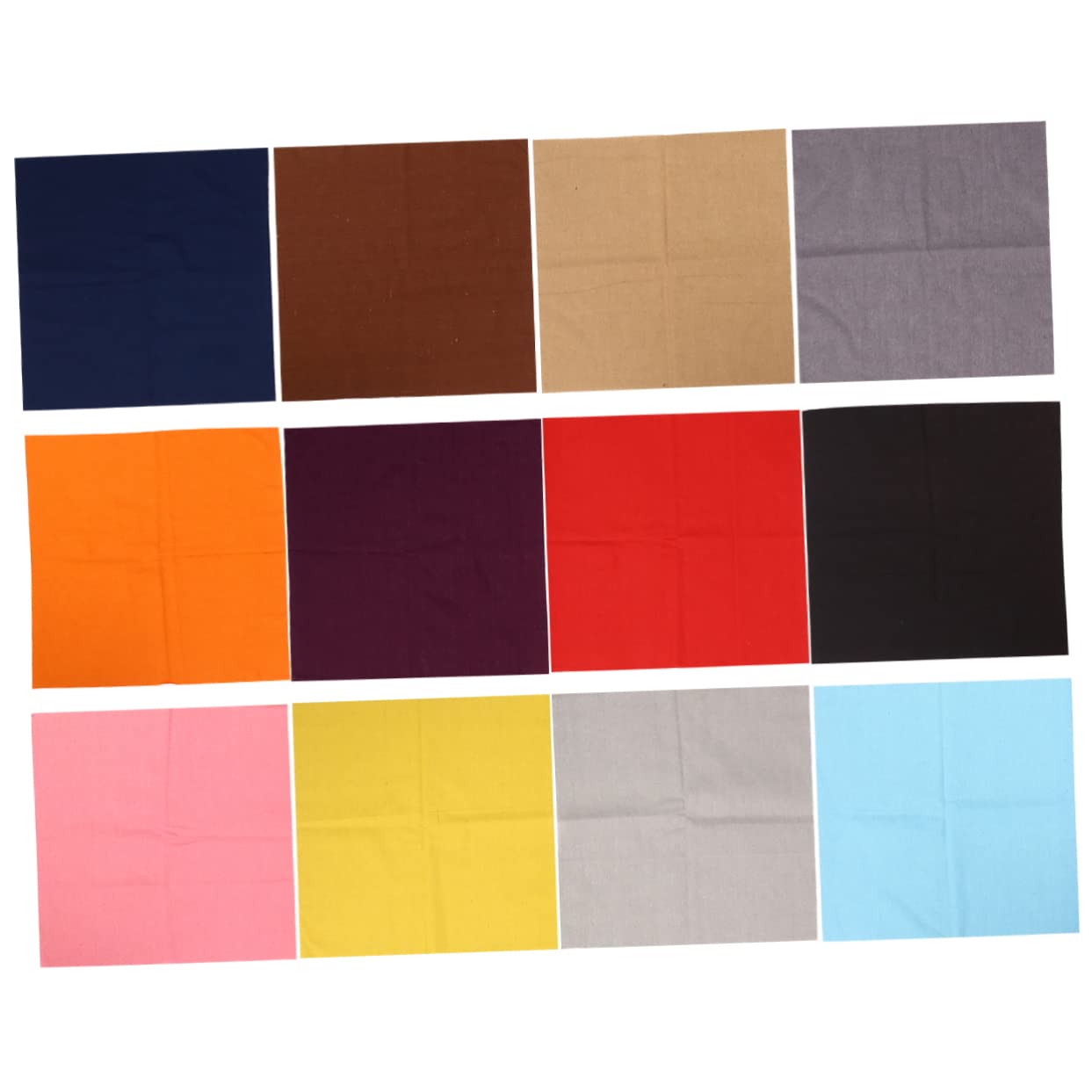 Tessuti Handmade Patchwork in Lino e Cotone 14 Pezzi 50x50 Cm