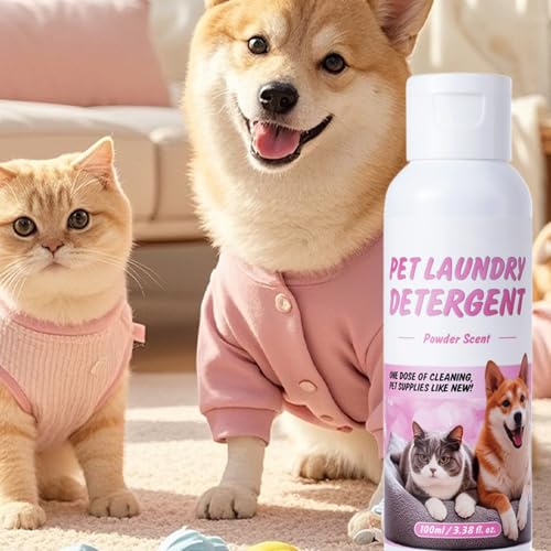 Detergente para lavanderia de animais de estimação, detergente para cães - Roupas Stain odor elimina