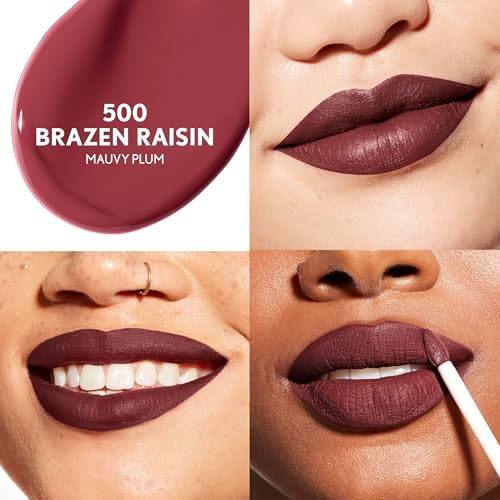 CoverGirl Outlast Forever Velvet Pigment, 500 Brazen Raisin, Matte Lipstick, Vegan Formula, Easy to Use, Glides on Effortlessly, Long-Lasting, Perfect Color, 0.30oz - image 3