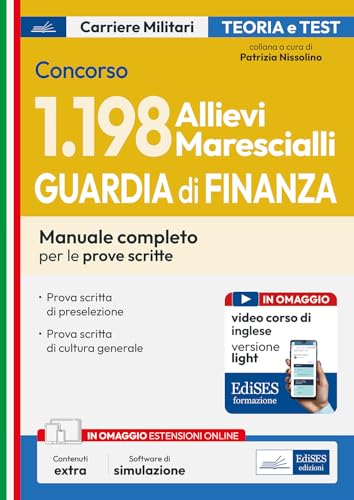 Concorso 1.198 Allievi Marescialli Guardia di Finanza: prova scritta di preselezione e prova scritta di cultura generale