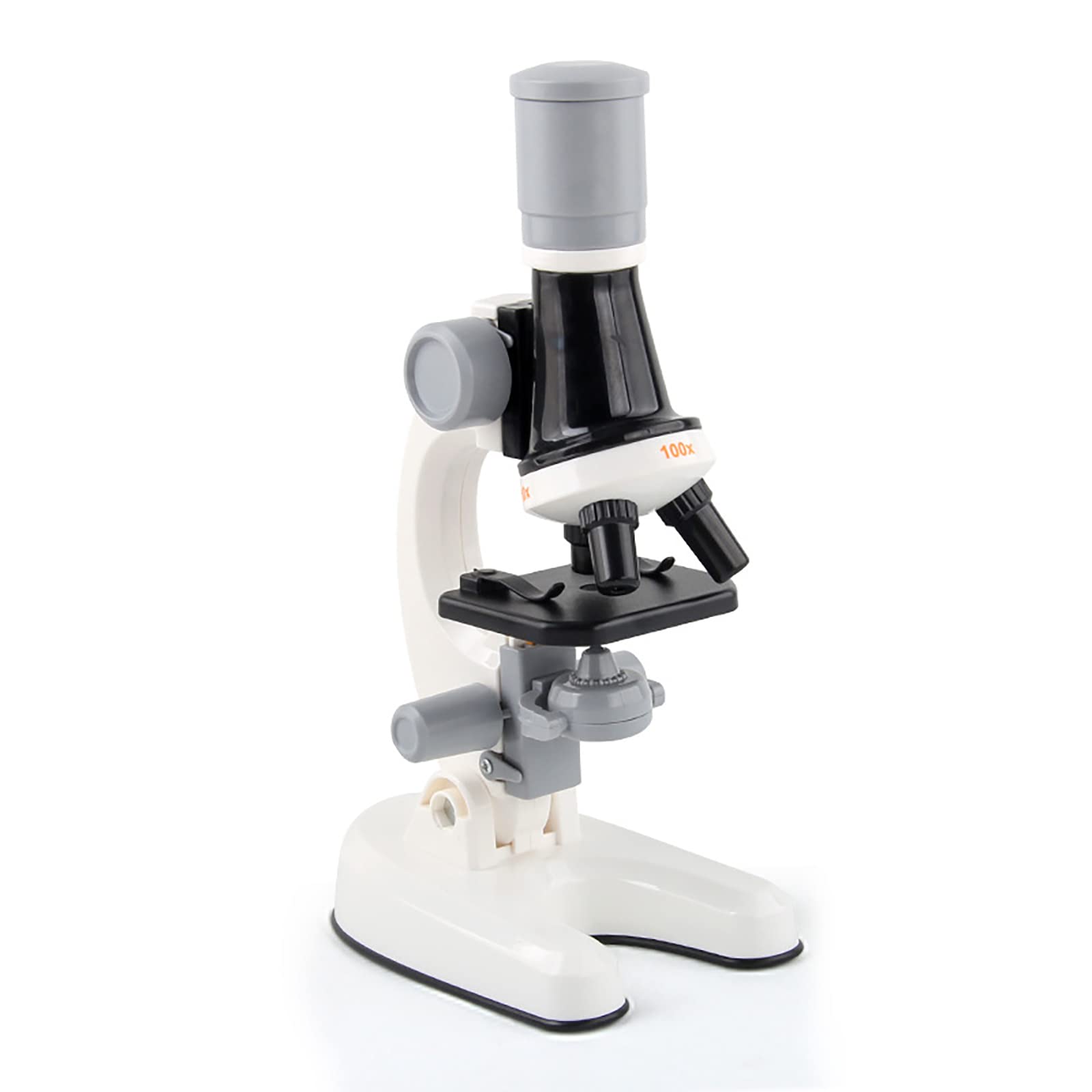 Children Microscope Set 100x 400x 1200x Magnification Microscope with LED Light Scientific Instrument Toy Set Microscope