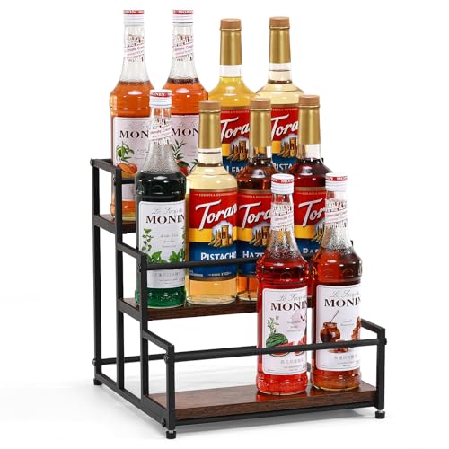 Coffee Syrup Rack Organizer, 3 Tier...