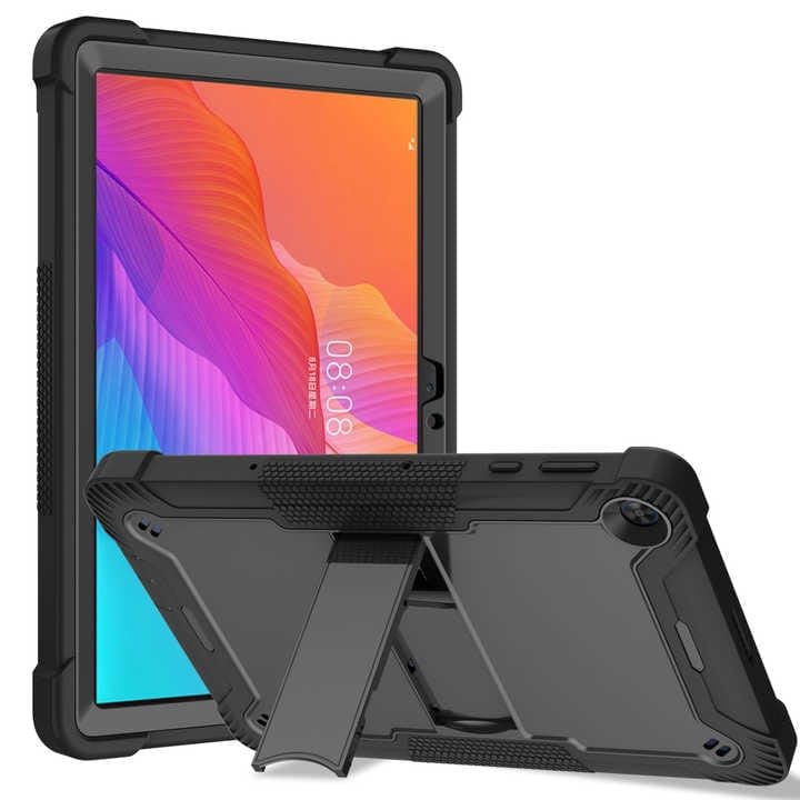 Image of WHITBULL Rugged Shockproof Heavy Duty Back Case Cover Compatible with Samsung Galaxy Tab A9 Plus /Tab A9+ / Samsung Galaxy Tab A11 Plus /Tab A11+ (11 inch) (Black)