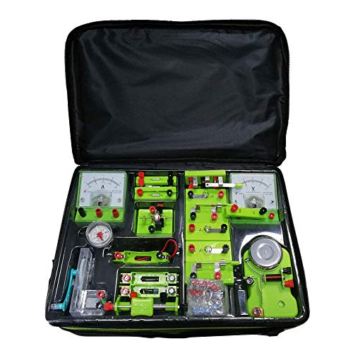 STEM Physics Class Physics Science Basic Circuit Electronics Exploration Kit Electricity and Magnetism Experiment for Kids Junior Senior High School Students Electromagnetism Elementary Electrical