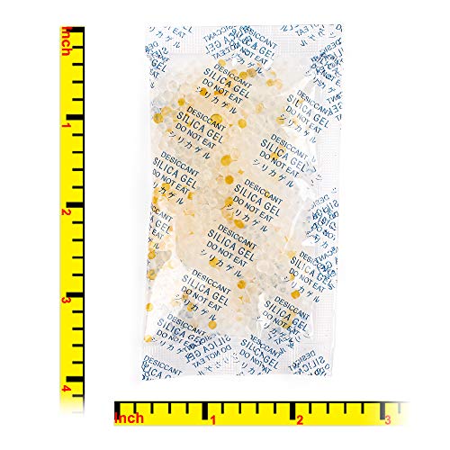 20 Gram 15 Packs Rechargeable Silica Gel Desiccant Packets, Reactivate