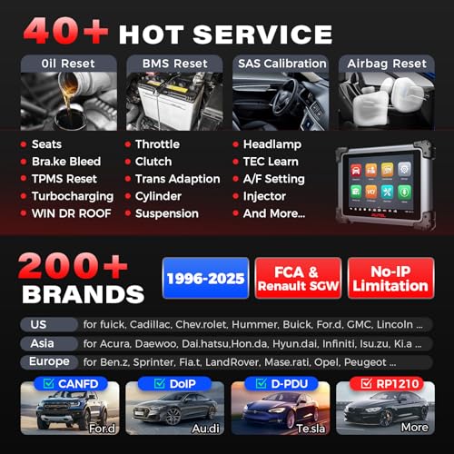 Autel Scanner MaxiSys Elite 2 Pro : 2026 Elite II Pro with 2-Years Update, J2534 Tool as MS Ultra Lite MS909 S2 MS919 Up of MS908S PRO II, 40+ Service, 3K+ Active Test, DOIP CANFD, Intelligent Motor - Image 6