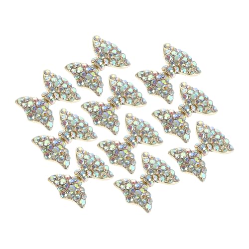OSOLADY 10Pcs Bowknot Nail Charms for DIY Manicure Nail Art Accessories Durable and for Creative Nail Designs and Sharing with Friends