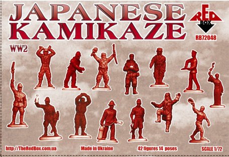 Figuras Plásticas Redbox WW2 Kamikaze 42 piezas 1/72 miniatura 2